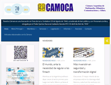 Tablet Screenshot of camoca.com.ar